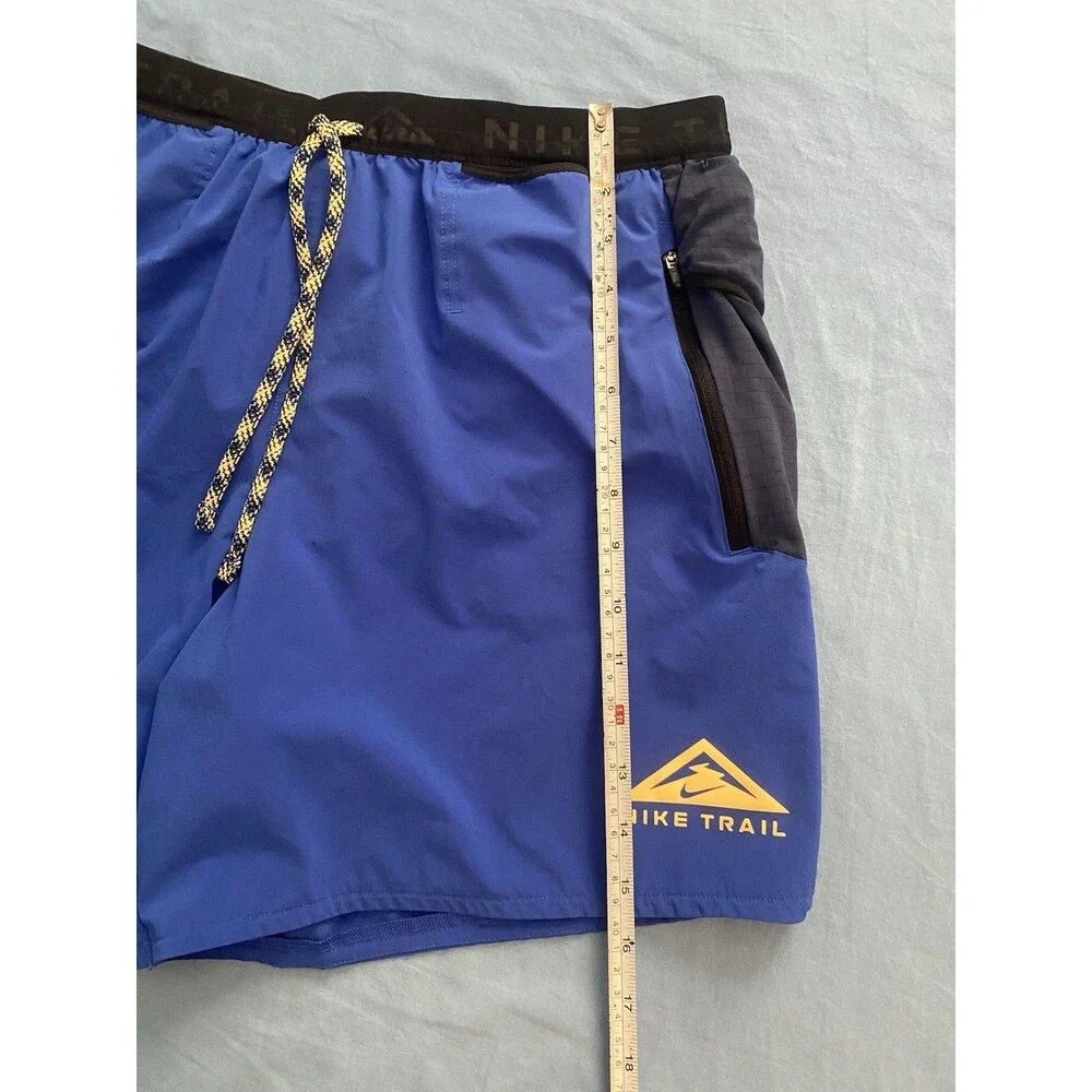 Nike Trail Shorts Royal Blue Navy Gorpcore Utility Running Shorts Men's Size L